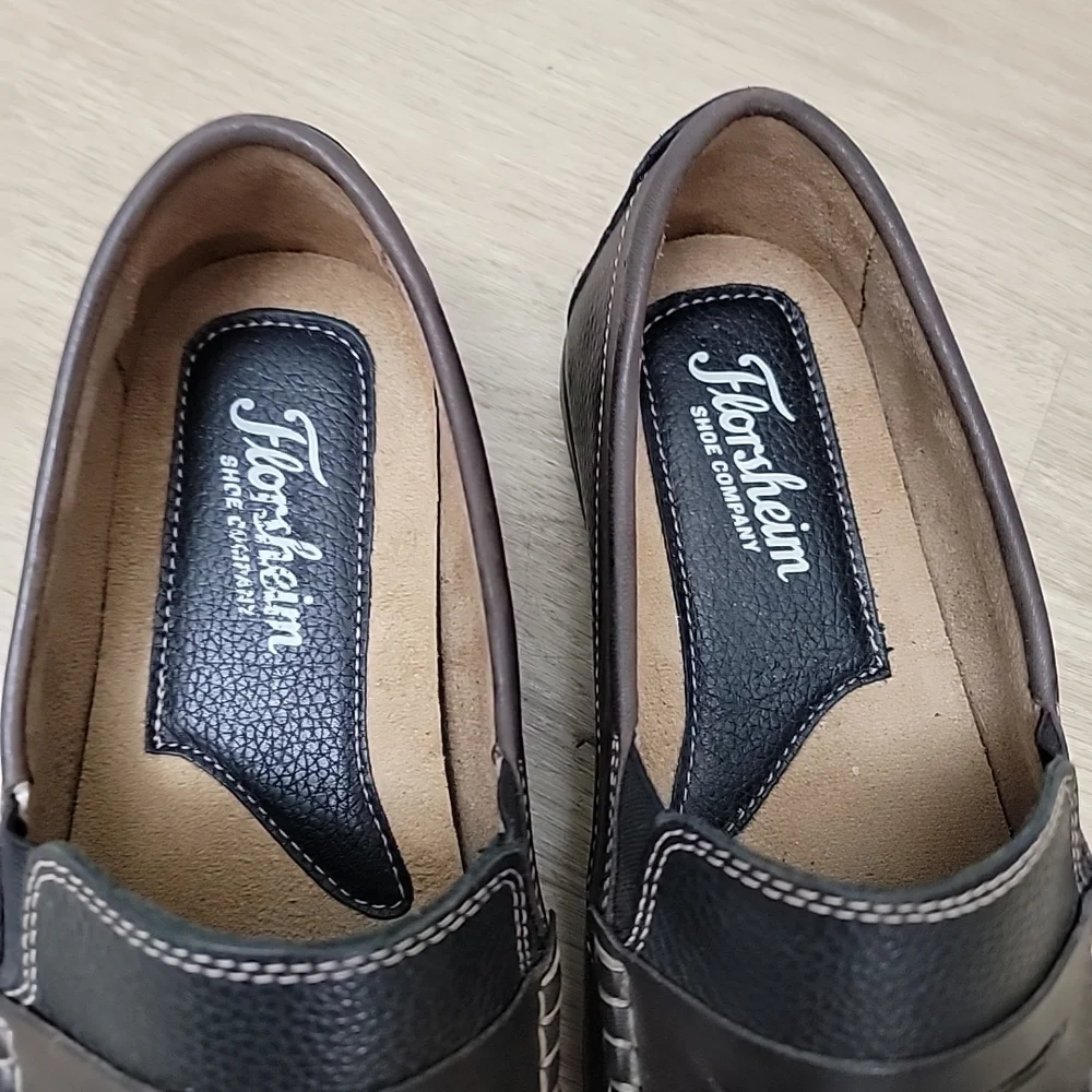 Florsheim Men's Black and Brown Loafers